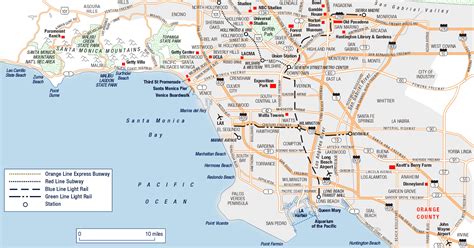 Printable Map Of Los Angeles - Printable Calendars AT A GLANCE