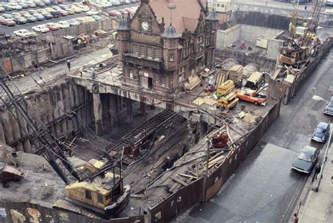 St Enoch square underground construction 1977-80 | Glasgow subway ...