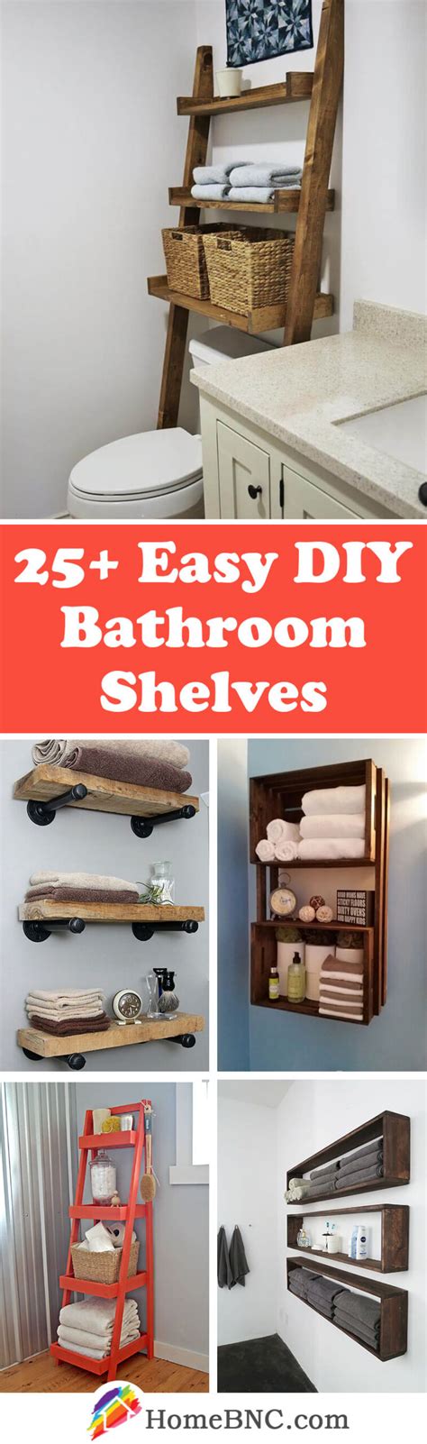 DIY Bathroom Storage Shelves – Everything Bathroom