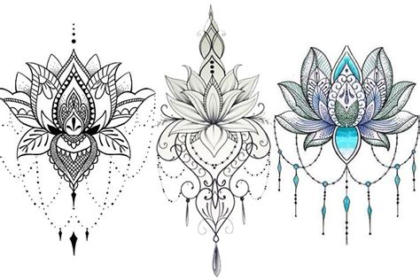 Flor de Lótus - Mais de 70 Modelos de Desenhos - Tatuagens Ideias ...