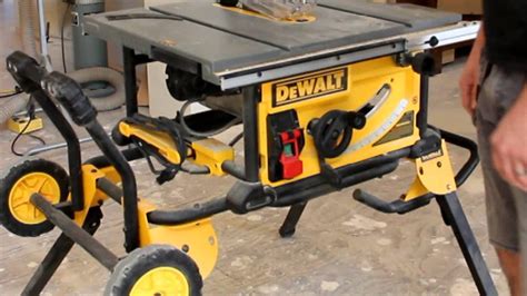 DeWalt DWE7491RS Jobsite Table Saw - YouTube