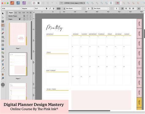 Use Affinity Publisher to Create Digital Planners — The Pink Ink