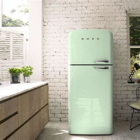 Smeg - fridge-freezer combination - style The 50 ° years - Cookfu | Vintage fridge, Smeg fridge ...