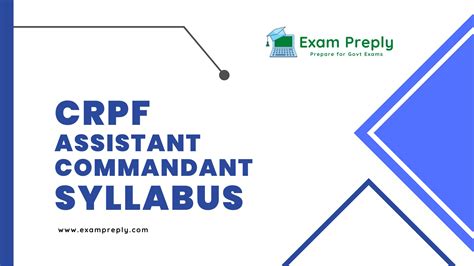 CRPF Assistant Commandant Syllabus, Exam Pattern - Exam Preply