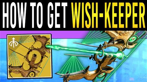 Destiny 2: How to Get The WISH-KEEPER Exotic Bow | Full Quest & Future ...