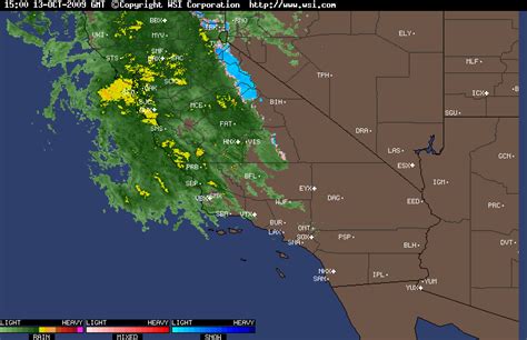 Photography on the Run: Intellicast.com composite radar map from 8:00 a.m., October 13, 2009.