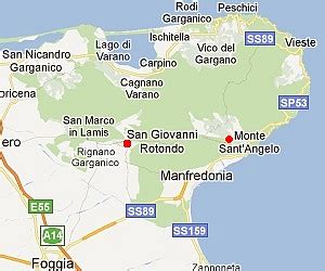 San Giovanni Rotondo Italy Map | New Jersey Map