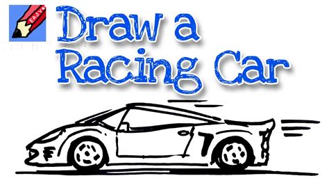 How to draw sports car | Step by Step with Easy, Spoken Instructions - YouTube