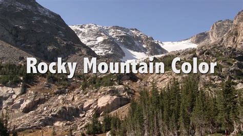 Rocky Mountain Color - Fall Colors in Rocky Mountain National Park - YouTube