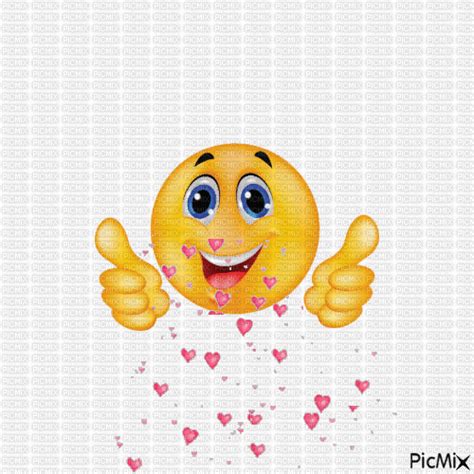 maj emoji, sticker super, coeur , pouces - Free animated GIF - PicMix