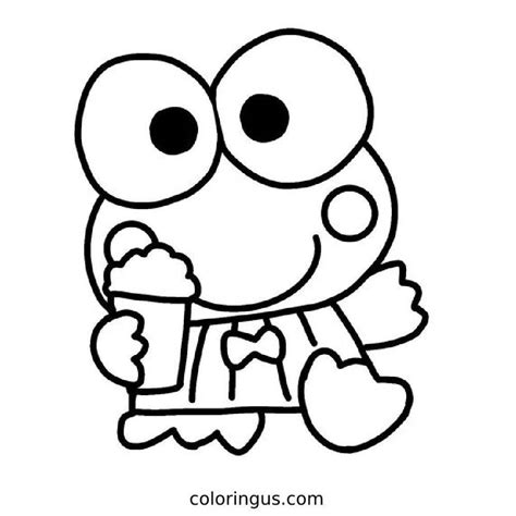 Keroppi Coloring Pages (Free Printable PDF)