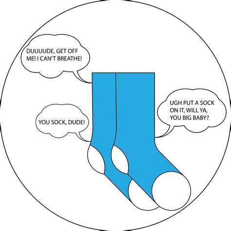 Sock humour, OC. : r/puns