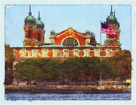 Ellis Island Free Stock Photo - Public Domain Pictures