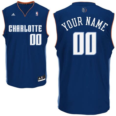 adidas Charlotte Bobcats Youth Custom Replica Road Jersey - NBA Store