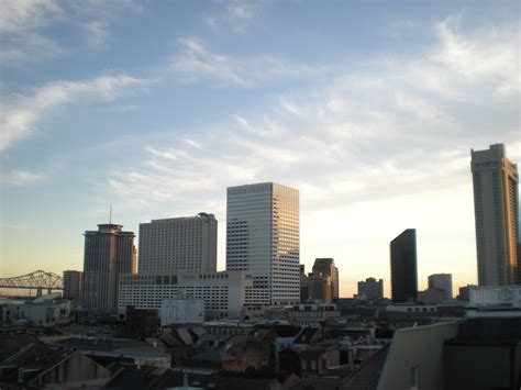 Free photo: New Orleans Skyline - Bridge, Buildings, Clouds - Free Download - Jooinn