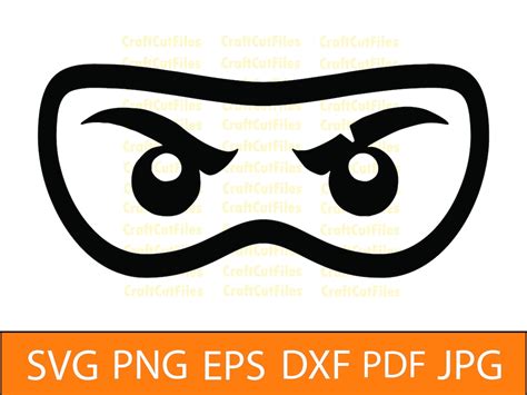 Ninja Eyes SVG, Ninja Eyes Clipart, Ninja Eyes Cricut File, Ninja Eyes ...