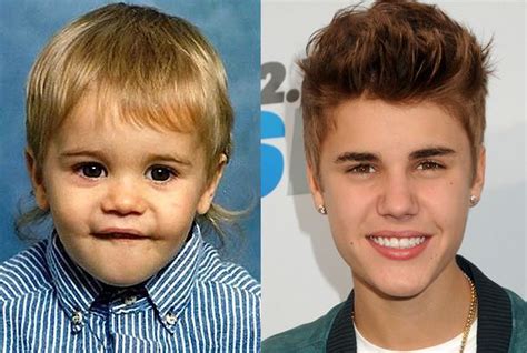 Justin Bieber, Baby Photo with a baby mullet :) | Celebrity baby pictures, Celebrity babies ...