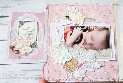 LikeArtStudio by Ola Khomenok: Baby Girl sweet album + cover design tutorial