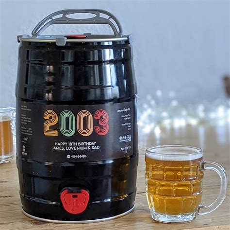 Personalised Special Year Craft Beer Keg By MixPixie