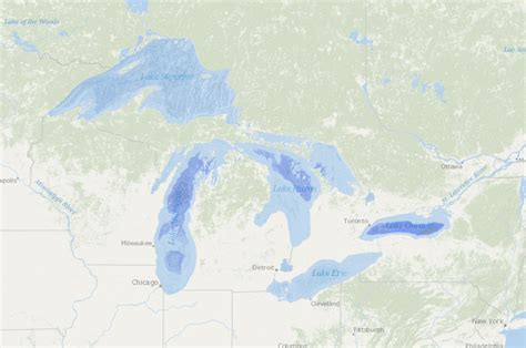 3 TIER topography great lakes | Data Basin