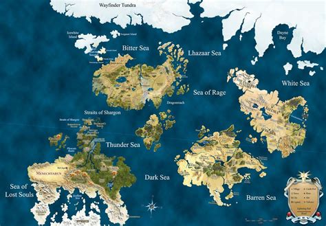 Dungeons + Dragons Map (Revised) by Nintendraw | Fantasy world map, Fantasy map making, Fantasy map