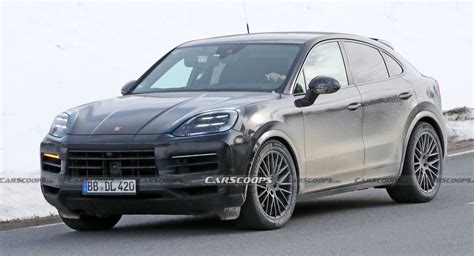 2023 Porsche Cayenne Coupe Facelift Shows Off New Lights In Final ...