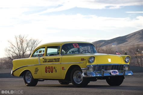 1956, Chevrolet, 210, Two door, Drag, Racing, Hot, Rod, Muscle, Cars, Roads, Sky, Retro, Classic ...