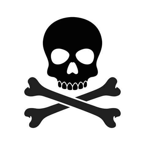 pirate skull vector Halloween icon logo bone ghost skeleton ...