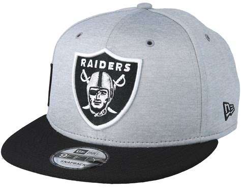 Oakland Raiders 9Fifty On Field Grey/Black Snapback - New Era caps ...