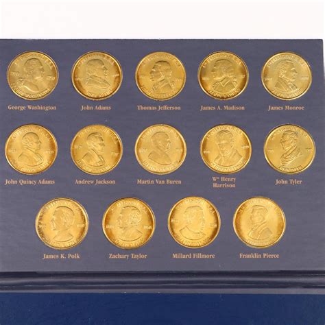 "A Coin History of the U.S. Presidents" Commemorative Medal Set | EBTH