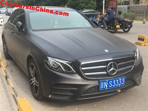 Mercedes-Benz C-Class L Is Matte Black With A License In China ...