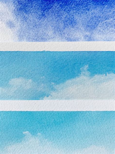 2 Ways To Watercolor Blue Skies and One Important Lesson | Susan Chiang