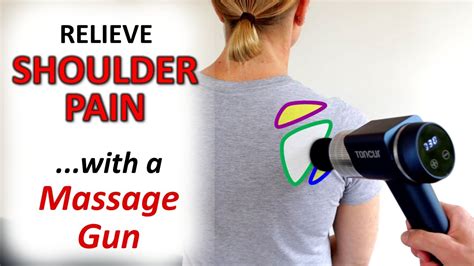 How to Use a Percussion Massage Gun for Shoulder Pain Relief - YouTube