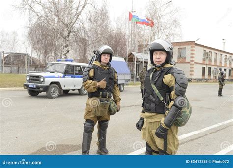 Training of Russian Police. Special Forces. SWAT Editorial Image ...