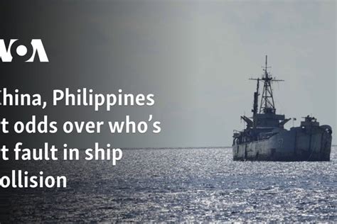 China, Philippines trade blame over South China Sea collision