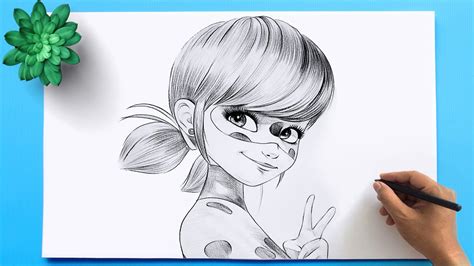 How To Draw Miraculous Ladybug Miraculous Ladybug Drawing Step By | The Best Porn Website