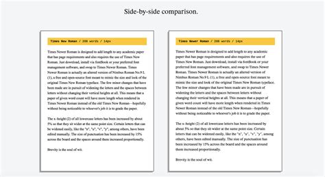 Times Newer Roman, a sneaky font designed to make essays look longer