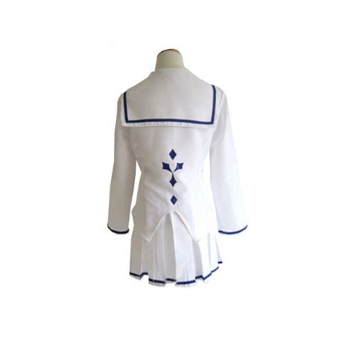 Guilty Crown Cosplay Costume|Ouma Mana White School Uniform Cosplay Costume