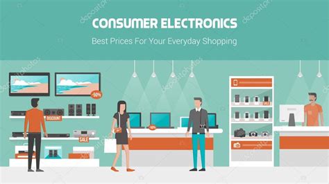 Electronics store banner Stock Vector by ©elenabs 104389866