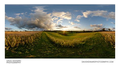 View from hill at Sunset · David Kennard Photography