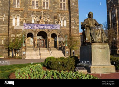 Georgetown University, Statue of John Carroll, Founder of the ...