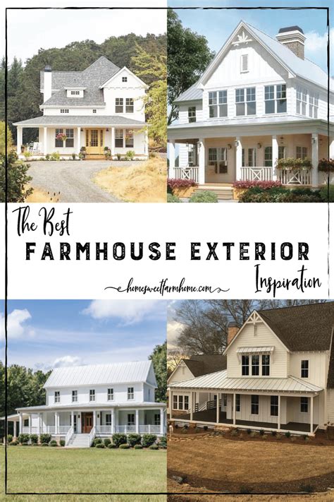 The Best Classic Farmhouse Exterior - Home Sweet Farm Home