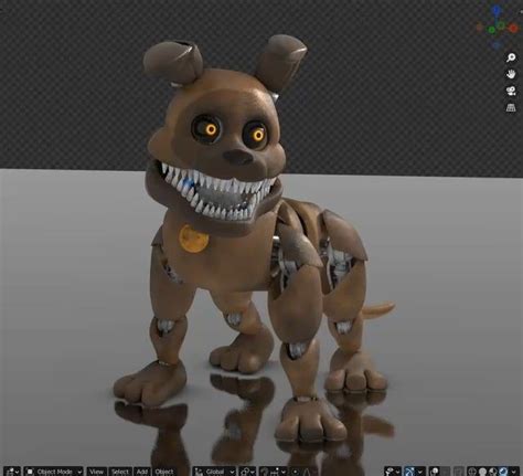 FNAF: FETCH! 3D MODEL Kinda stylized!!!|Model by me!|Textures materials ...