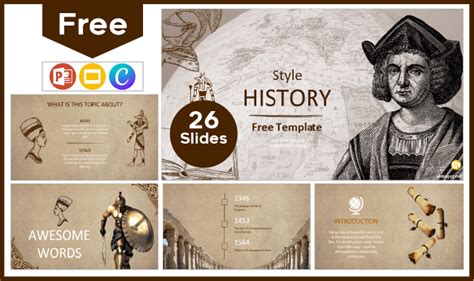 Modelo de design de história - Modelos para PowerPoint e Google Slides