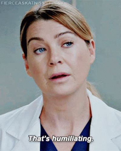 Greys Anatomy Meredith Grey GIF - Greys Anatomy Meredith Grey Thats Humiliating - GIF-ləri kəşf ...