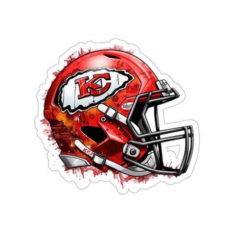 Customized Playful Kansas City Chiefs Helmet Die-cut Stickers - Etsy