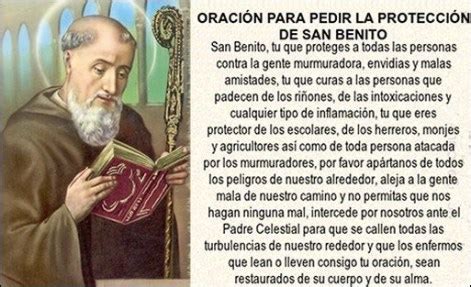 Oración a San Benito para pedir su protección