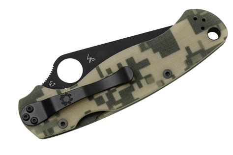 Spyderco Paramilitary 2 Camo Black C81GPCMOBK2 pocket knife ...