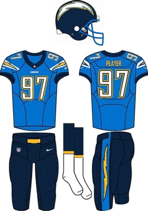 Chargers Concept Uniforms | Nfl outfits, Sports uniforms, Football uniforms