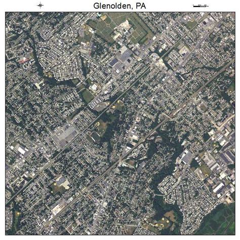 Aerial Photography Map of Glenolden, PA Pennsylvania